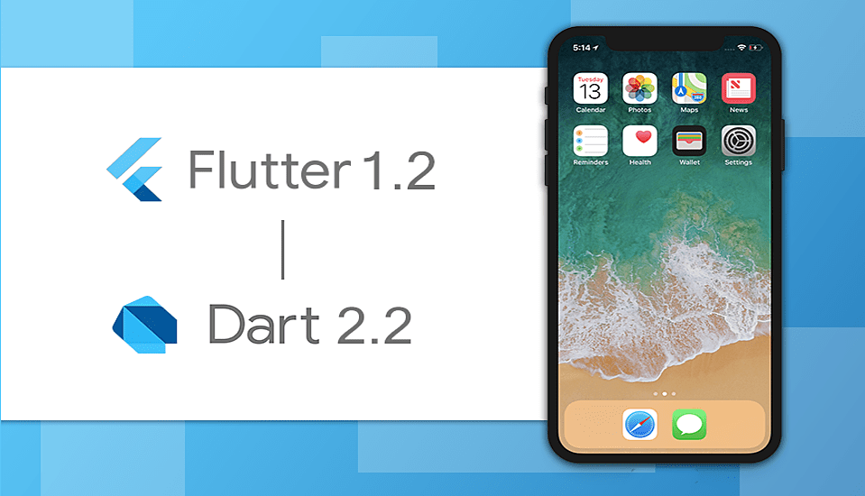 Flutter New Launch : Flutter 1.2 and Dart 2.2 launched simultaneously by Google