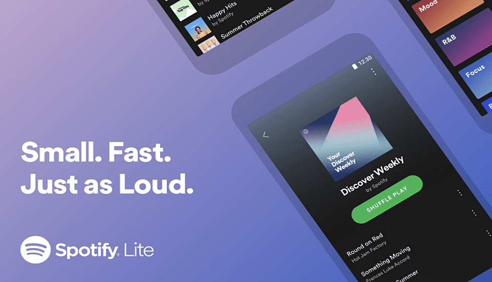 Spotify Lite Officially Launched In 36 Countries With Support  For 2G Connections Also.