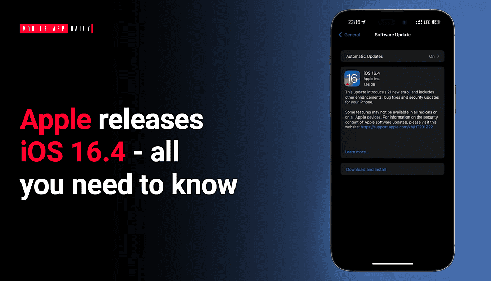 Apple releases iOS 16.4 - All you need to know