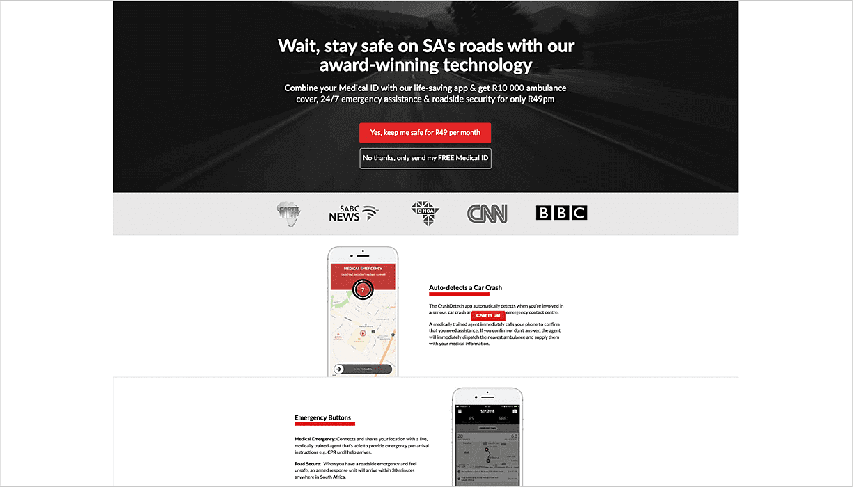 Build a dedicated landing page