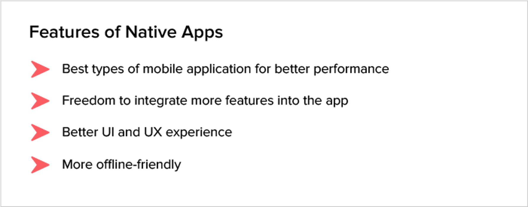 Native applications