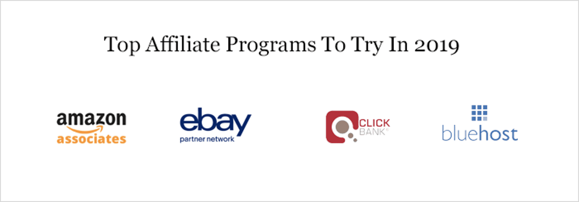 Affiliate Programs