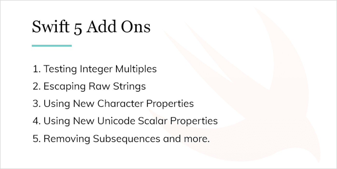 Swift 5 Add Ons