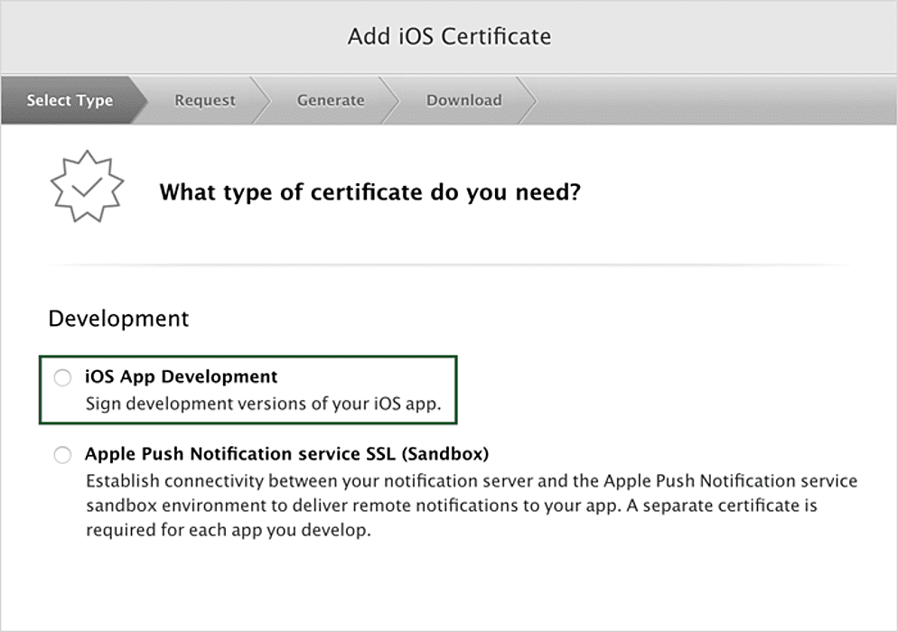 Generating An App Store Production Certificateâ€ 