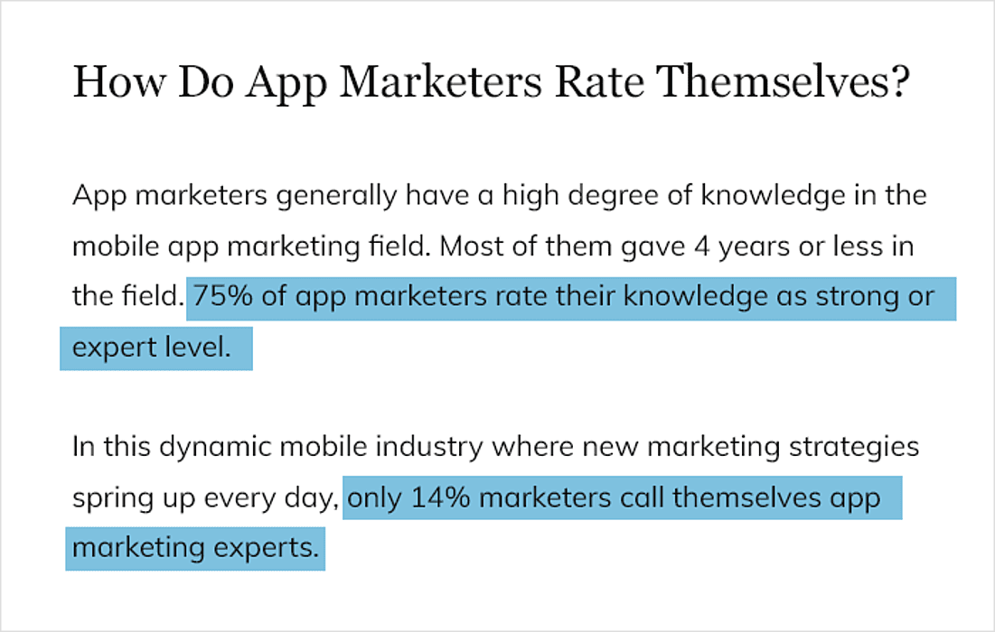 How Do App Marketers Rate Themselves