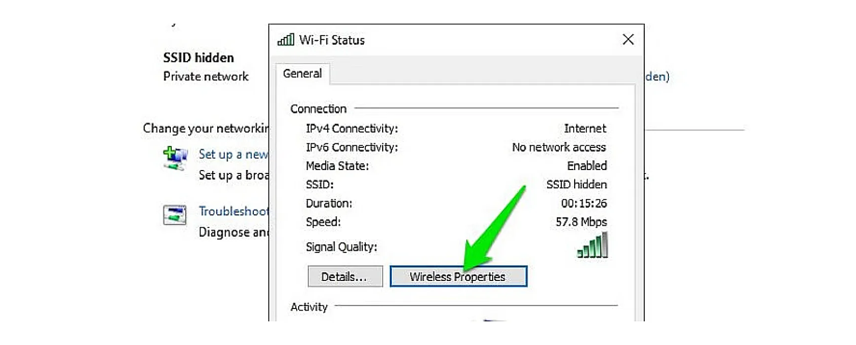 how to find wifi password on windows