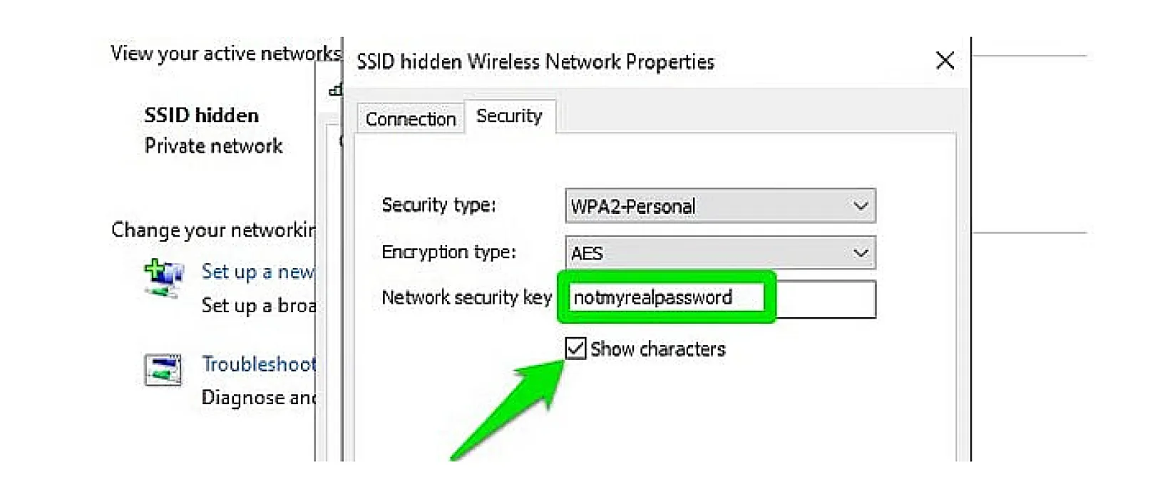 how to find wifi password on windows