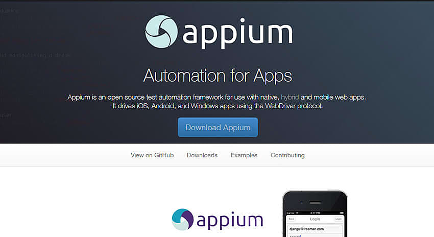 Appium - Mobile App Testing Tools