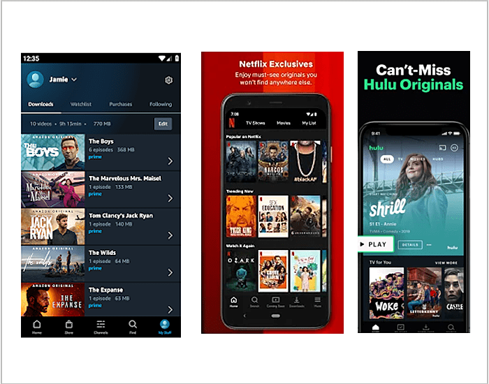 Netflix vs Hulu vs Amazon Prime