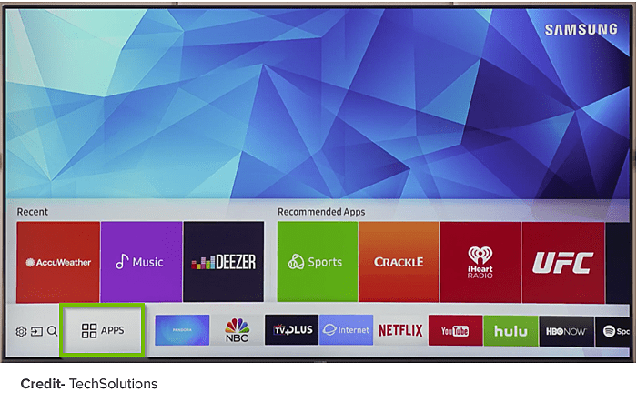 how to install apps on Samsung Smart TV