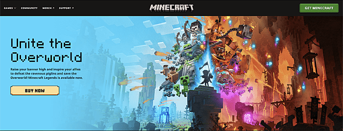 Minecraft - cross platform multiplayer games