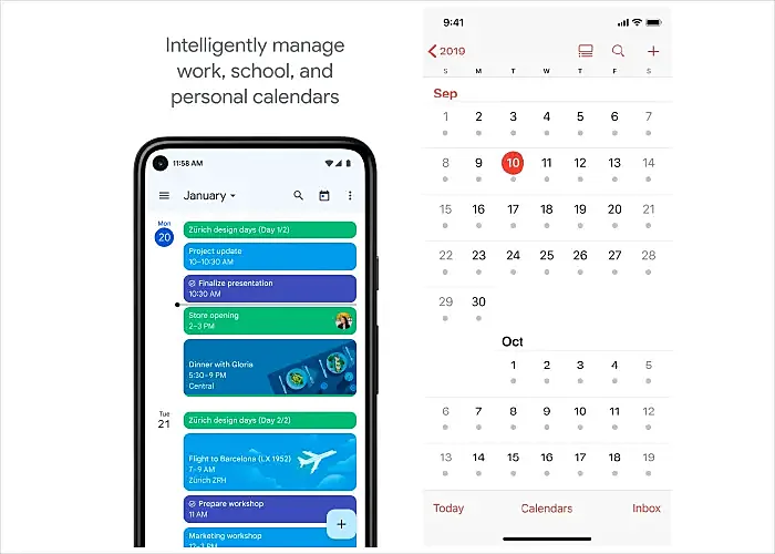 apple calendar vs google calendar