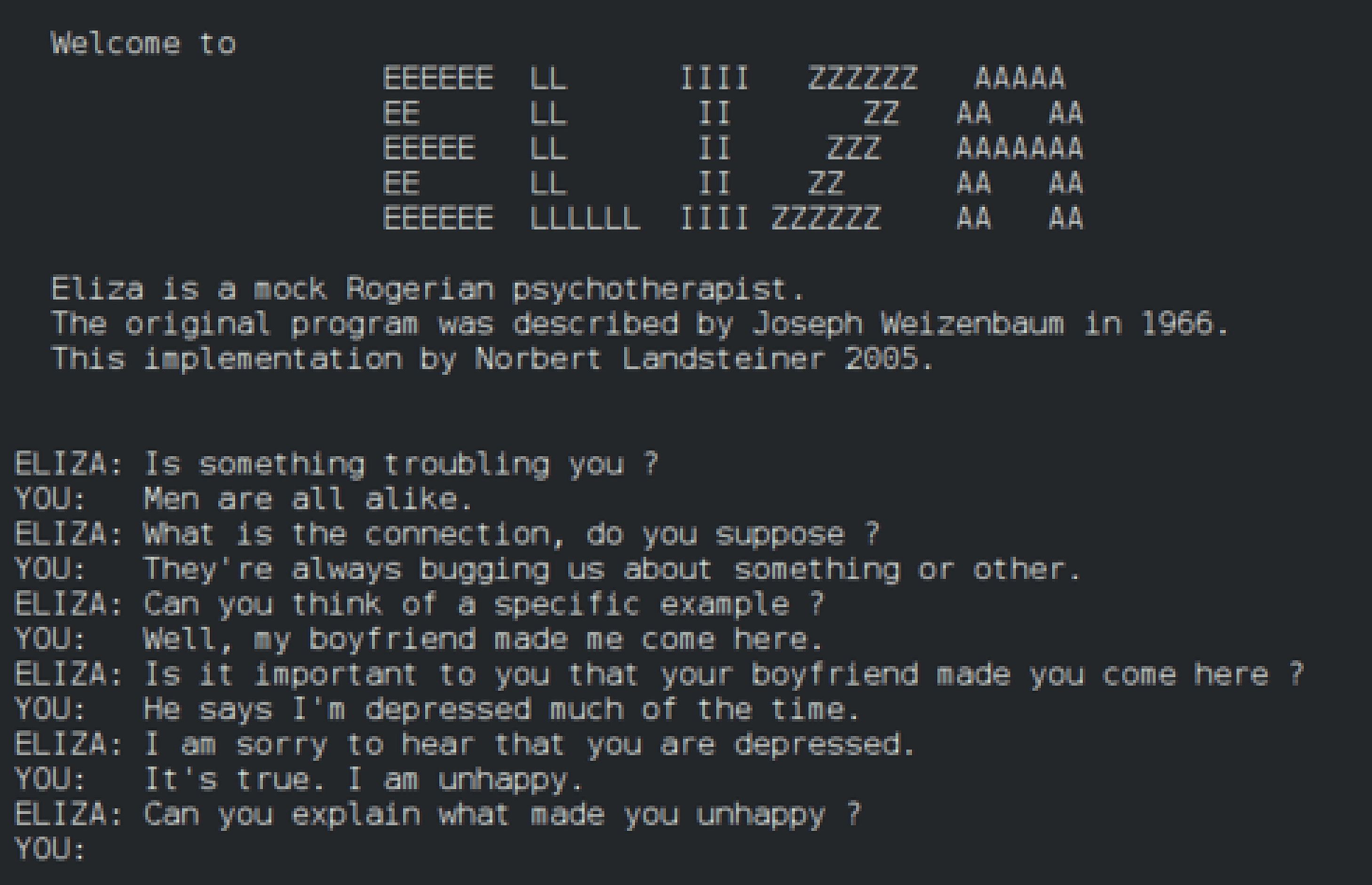 eliza interface 