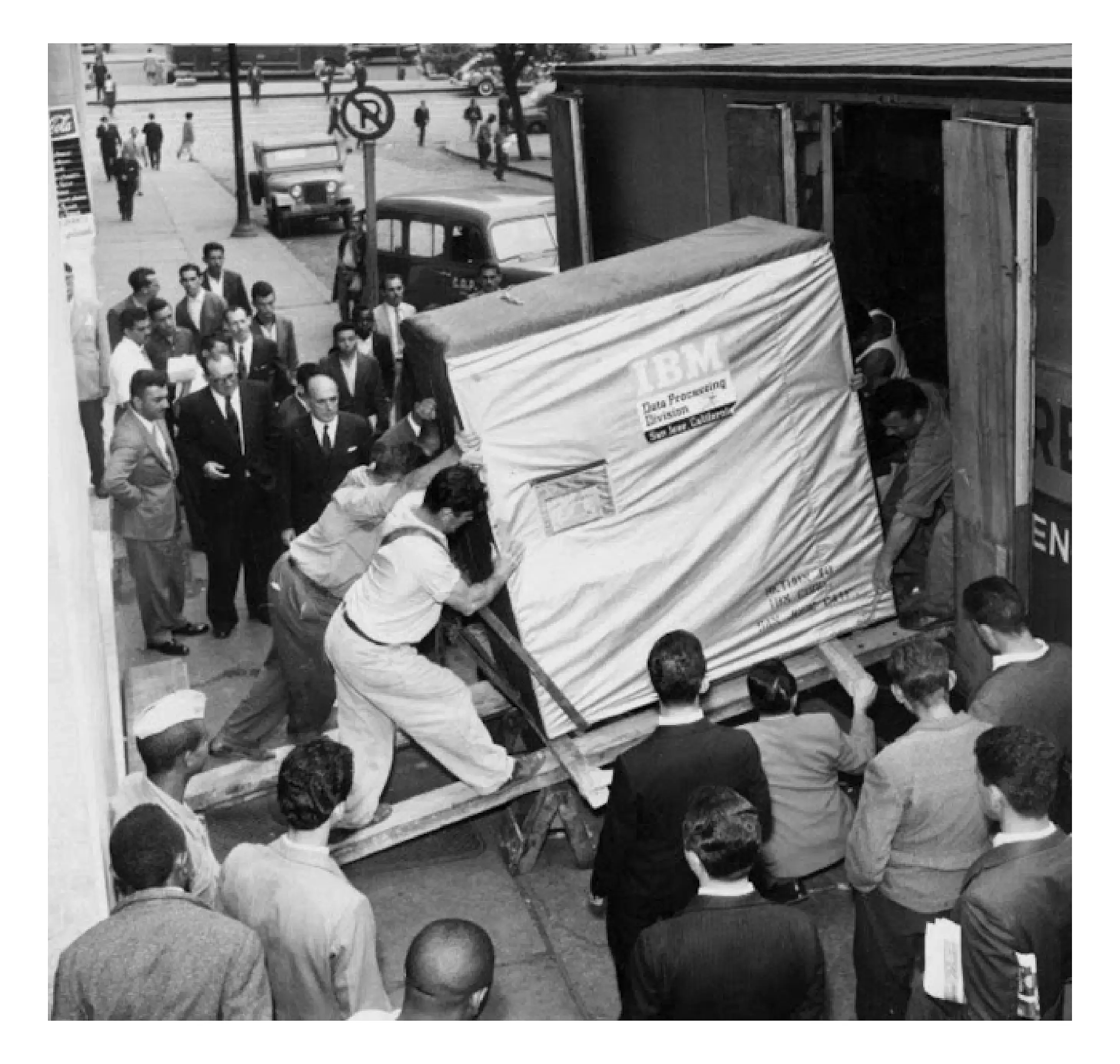 IBM shipping a 5MB hard drive in 1956