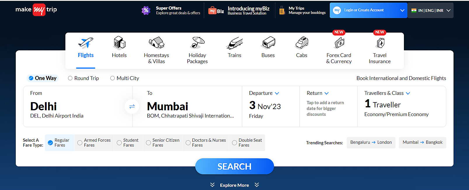 MakeMyTrip - top startups