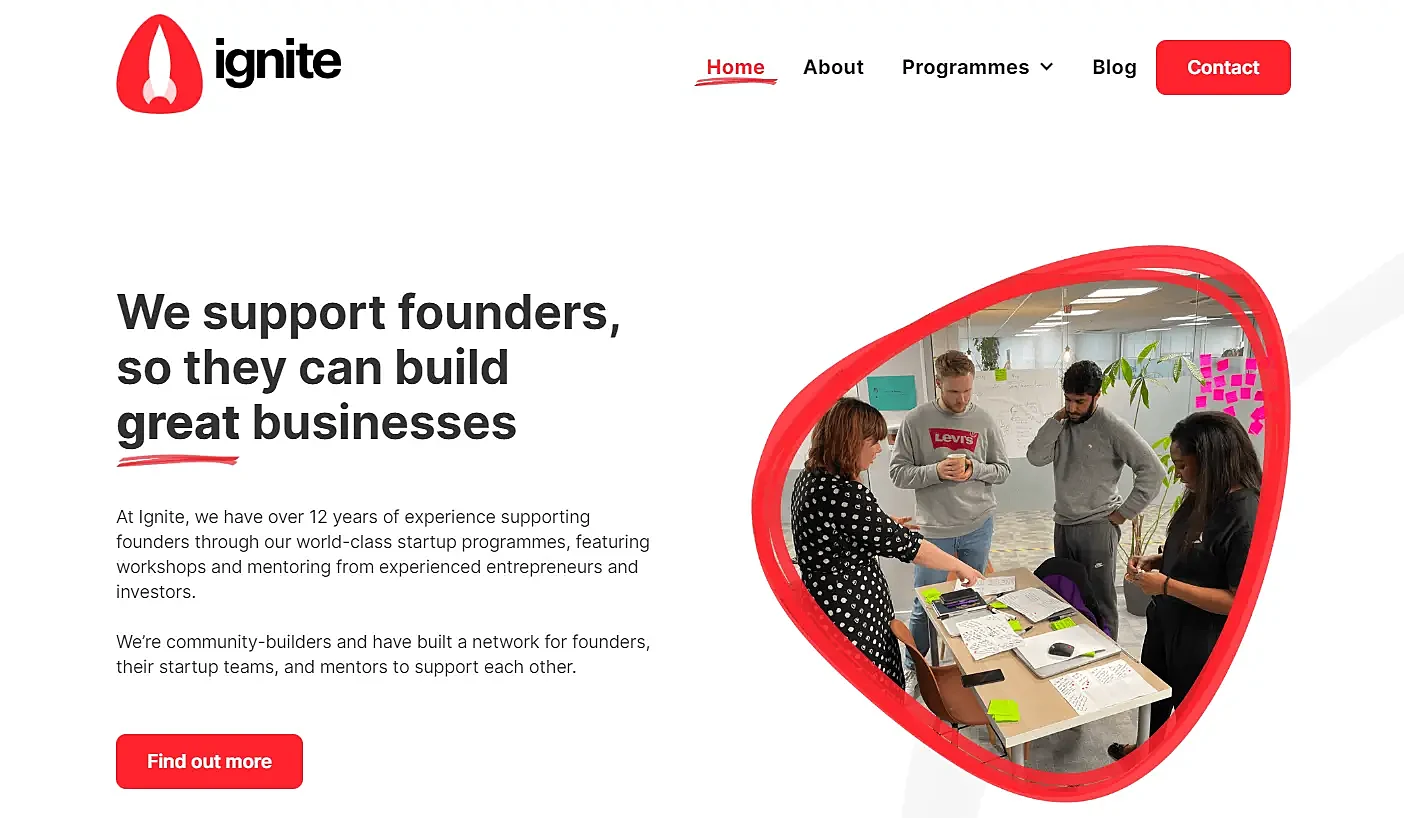 Ignite - One of the top startup accelerators