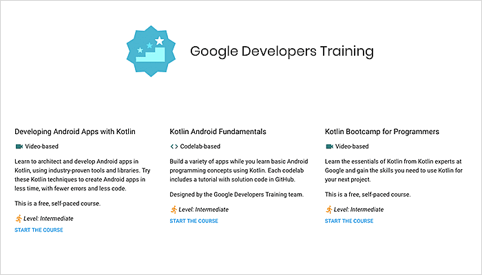 Google Developers Training