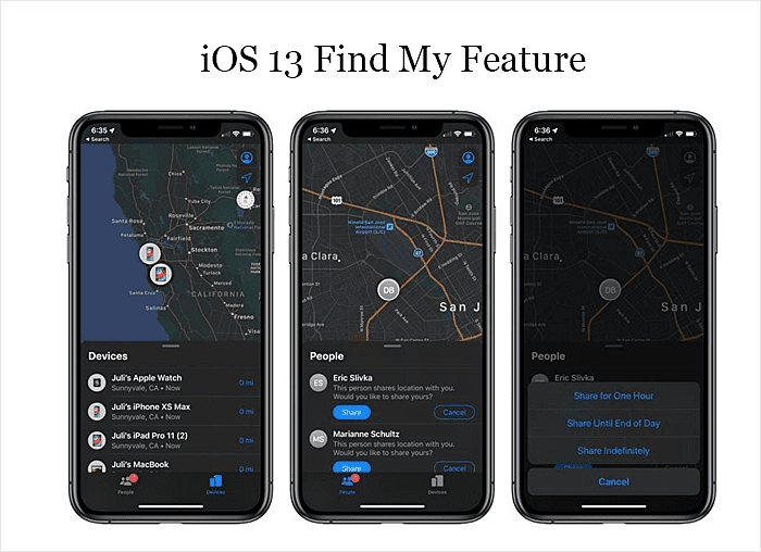  iOS 13 Find My Feature