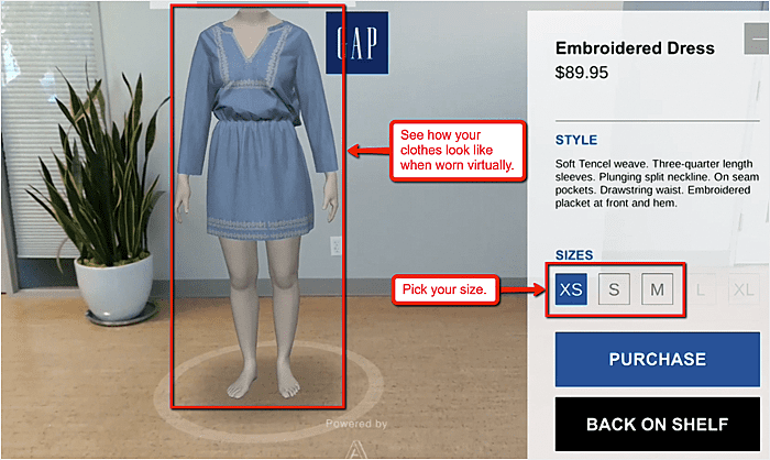 Augmented Reality Shopping