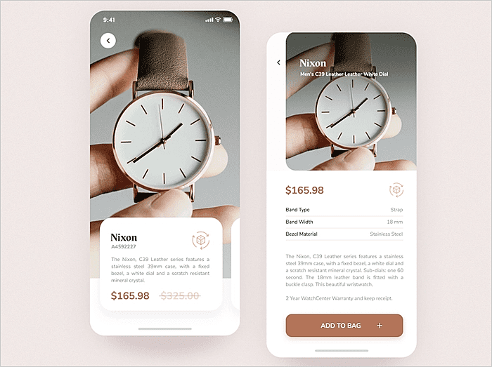 mobile ui inspiration