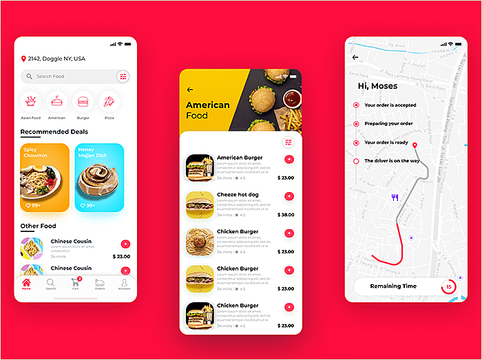 mobile app ui design