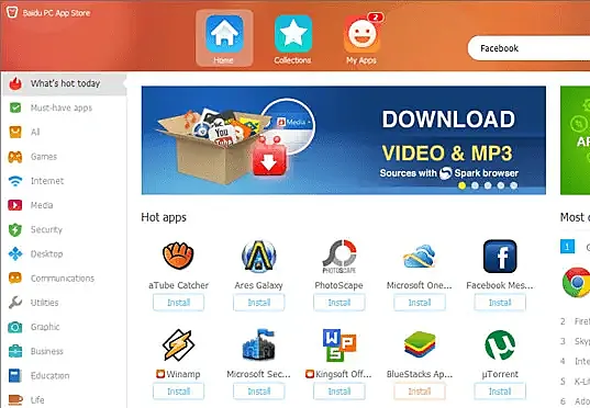 alternative app stores - baidu