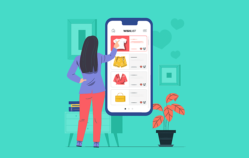 women shopping apps