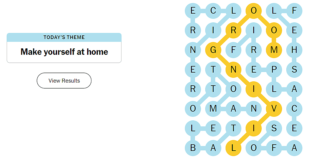 NYT Strands Hints & Answers Today for Game No 231, Oct 20