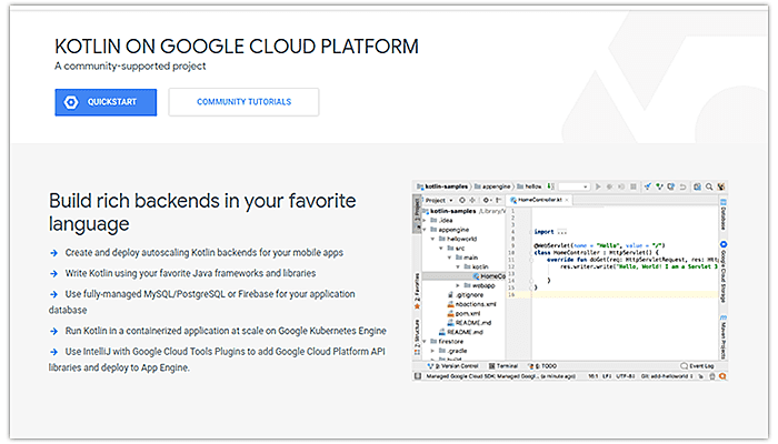 kotlin on google cloud