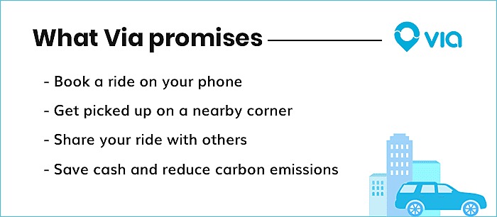 What Via promises