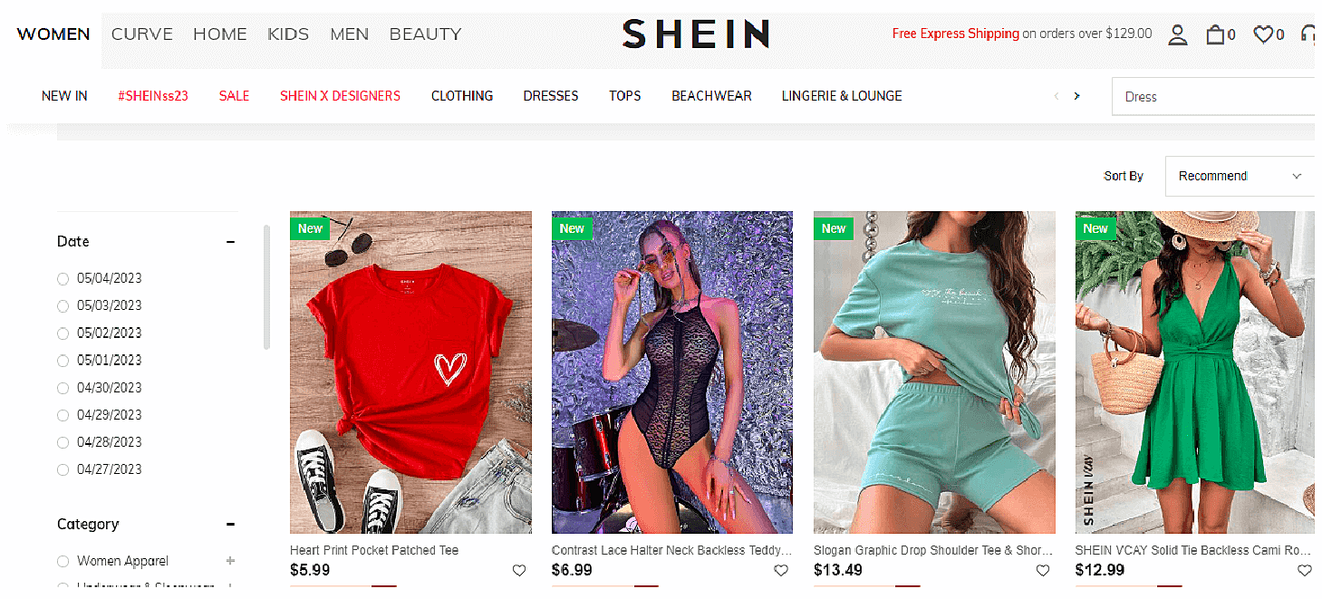 Shein Website Review - Features, Pros & Cons, MAD Rating