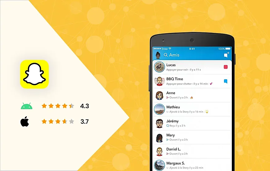 Snapchat - Les meilleures applications de médias sociaux