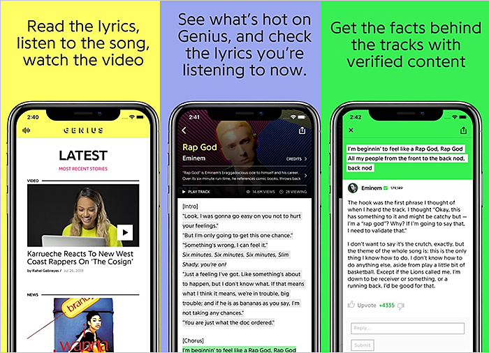 Lyrics App