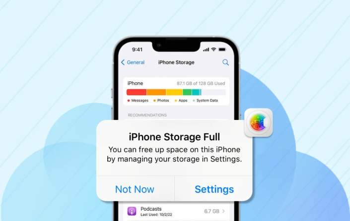 iphone storage