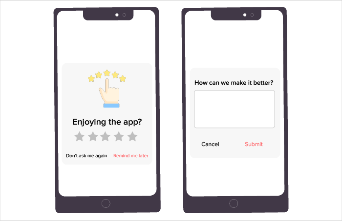 app ratings and reviews
