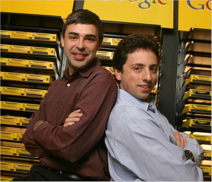 Larry Page and Sergey Brin