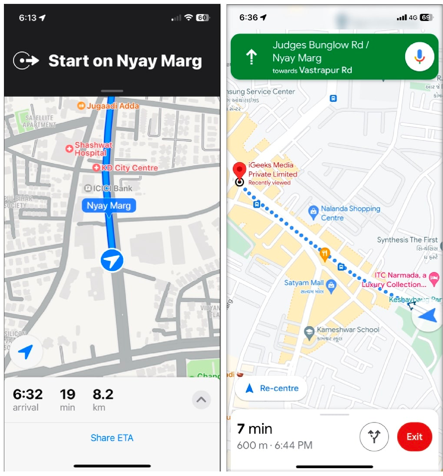 Apple Maps vs Google Maps: Street View