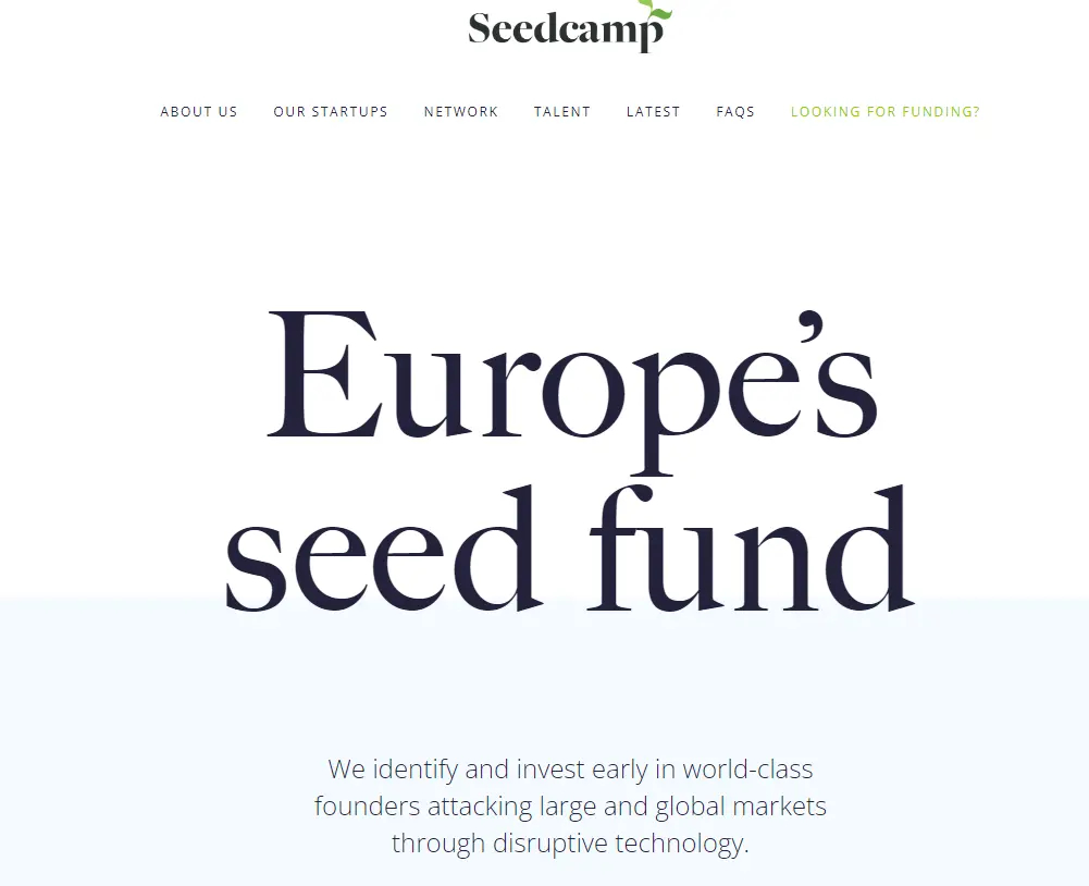 Seedcamp - top tech accelerators