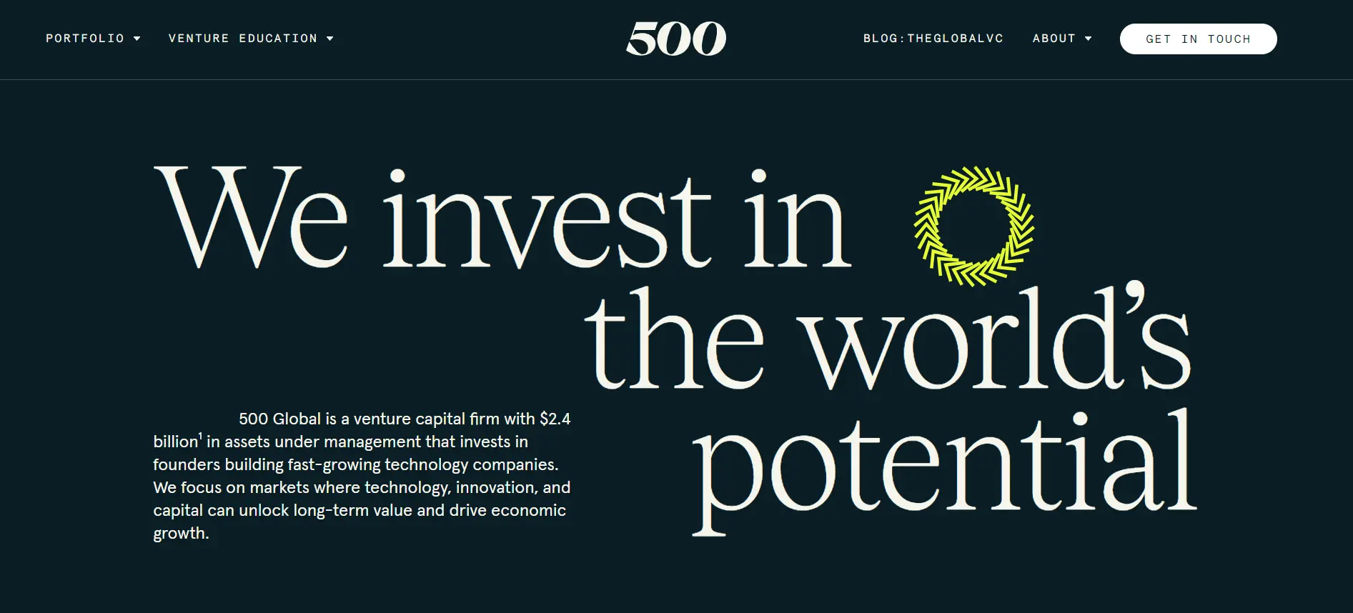 500 Startups - top startup accelerator