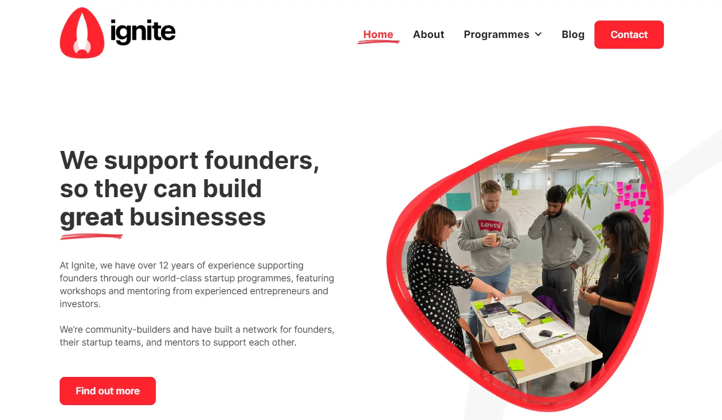 Ignite - One of the top startup accelerators