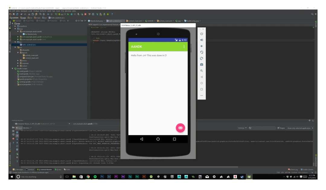 Android Native Development Kit (NDK) framework
