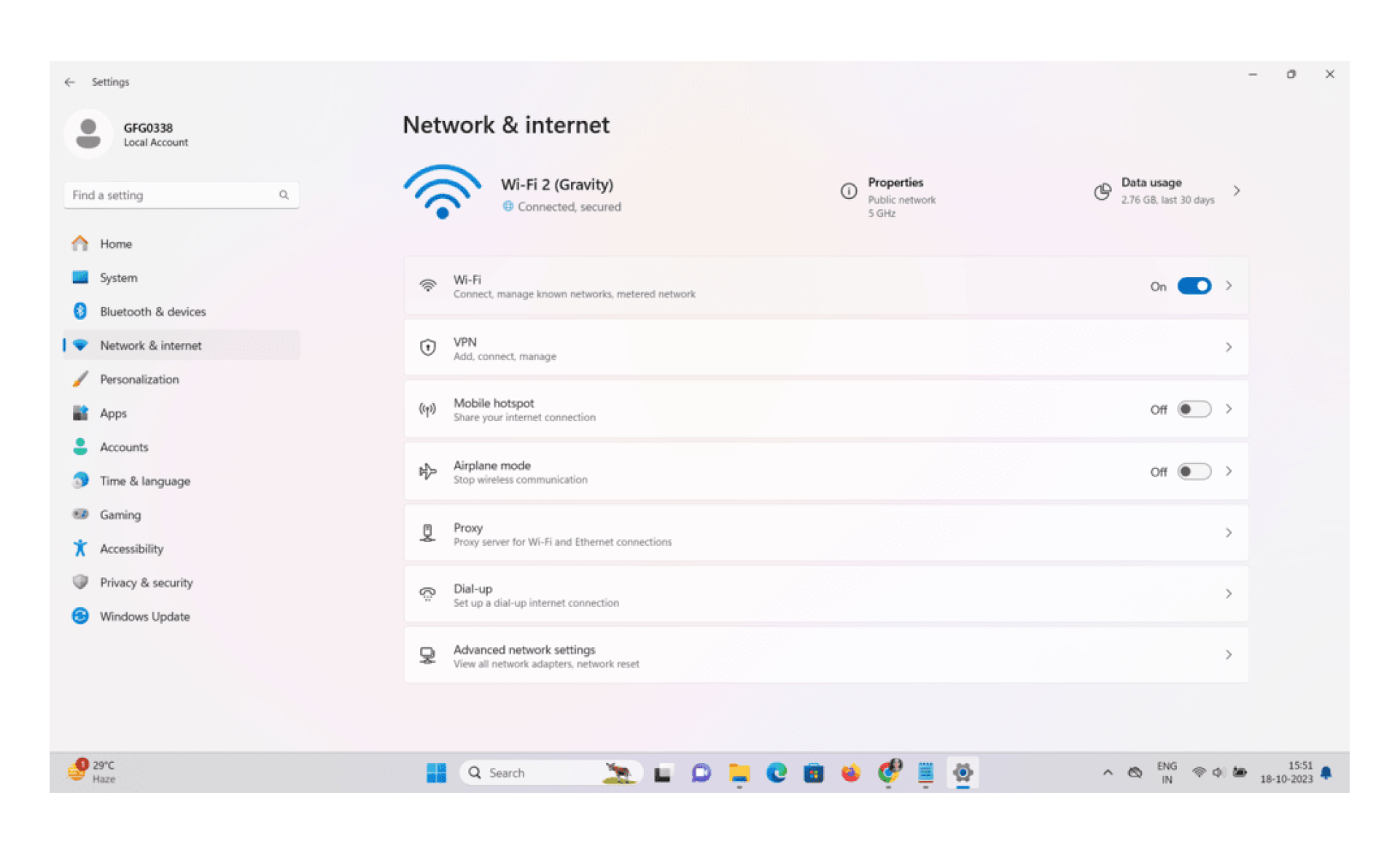 view wifi password windows 11