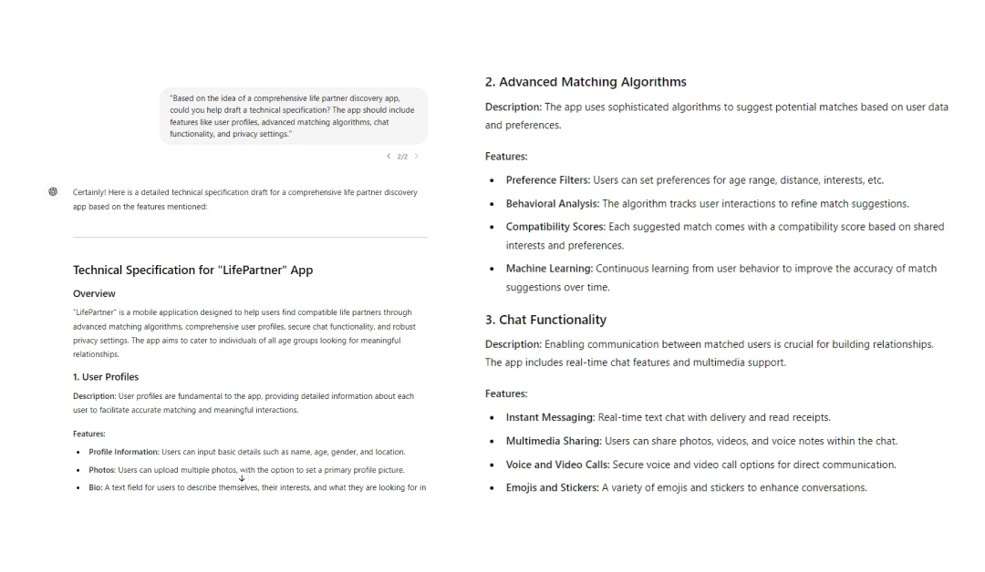 use chatgpt to build an app