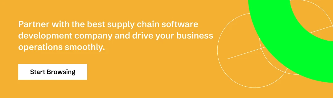 best supply chain software development company