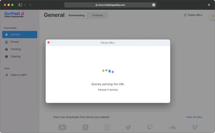 paste the YouTube music URL