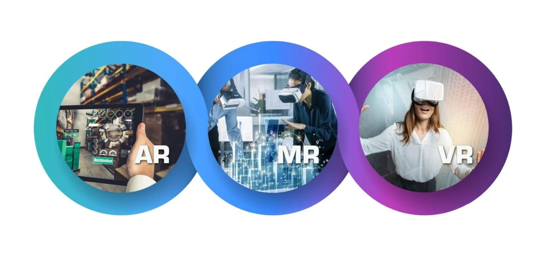 Difference between augmented reality, virtual reality, and mixed reality