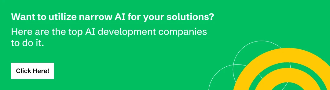 List of the top AI development companies