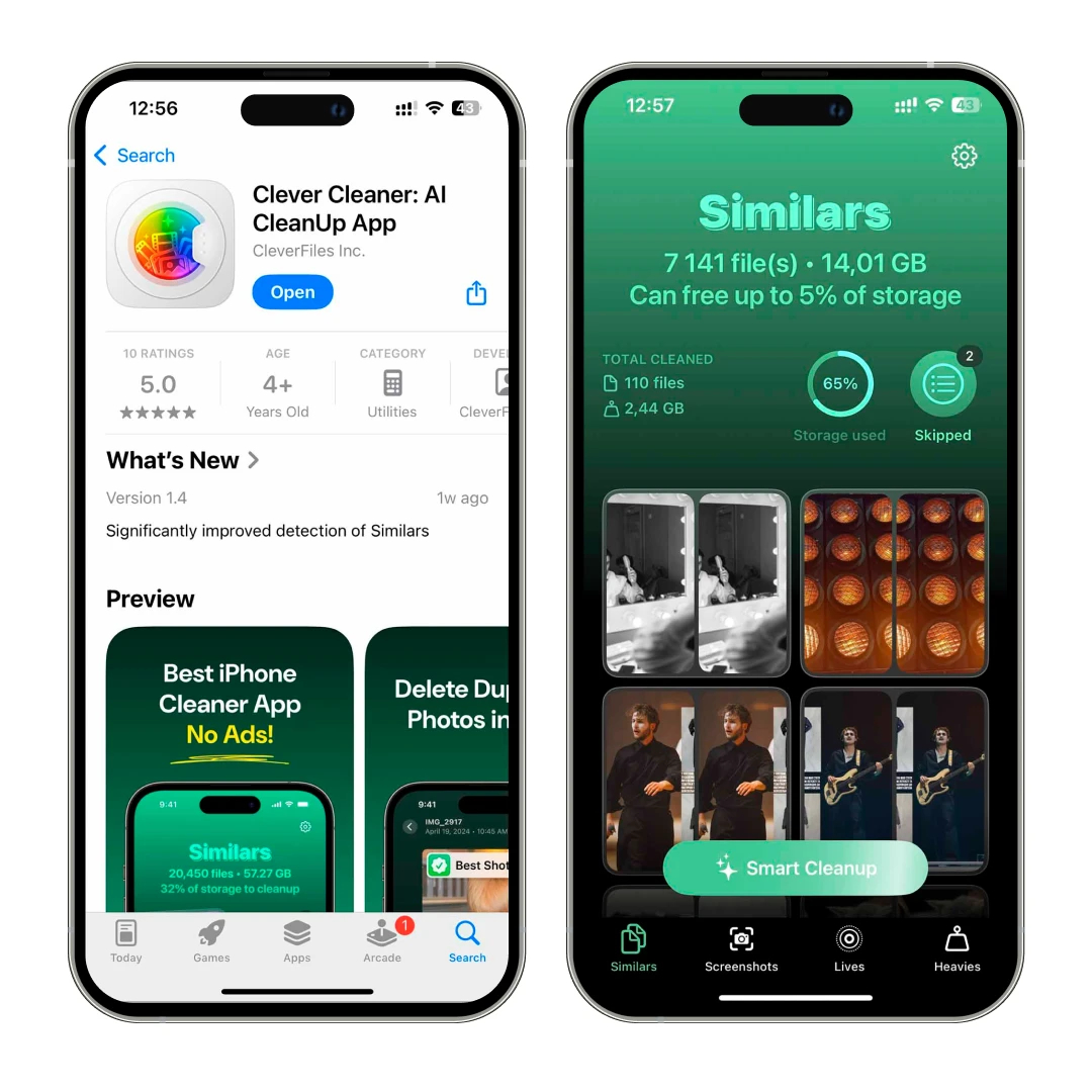 Clever Cleaner AI Cleanup App