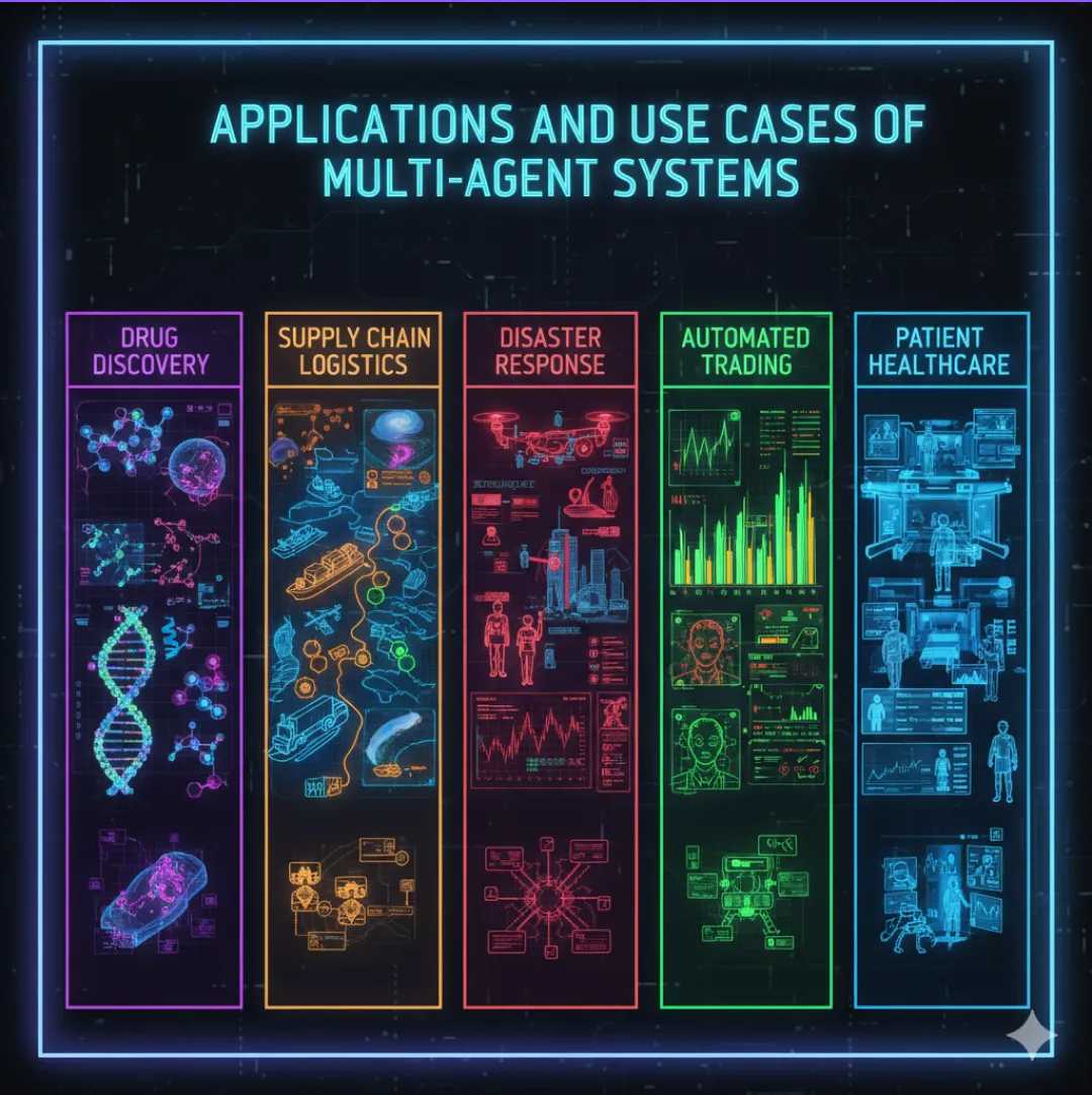 Applications and Use Cases of Multi-Agent Systems
