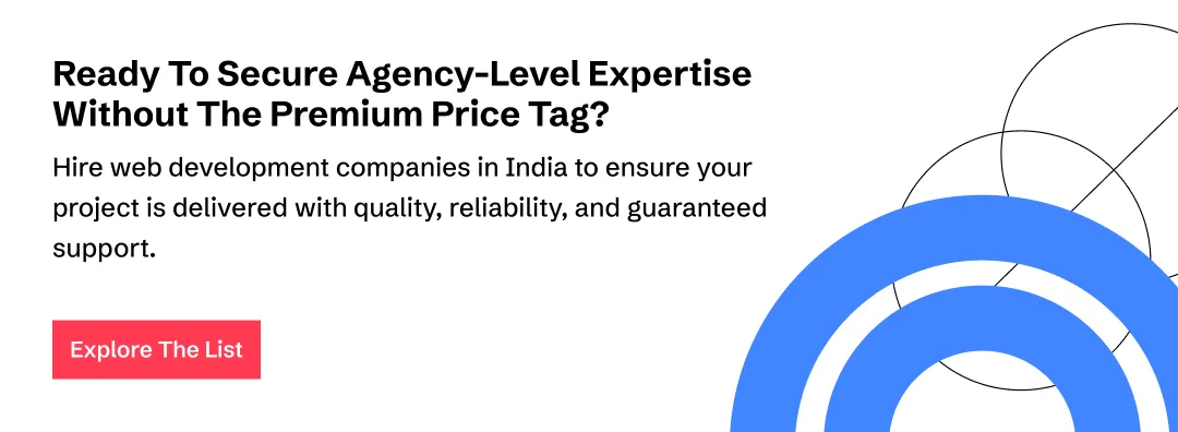 Explore the list of affordable web development companies